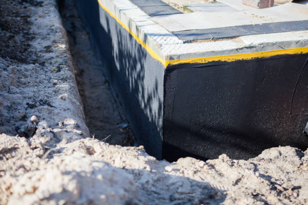 Professional Exterior Waterproofing technician working in Angola, IN